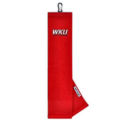 Western Kentucky Embroidered Golf Towel
