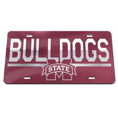 Mississippi State Bulldogs License Plate