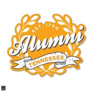  Tennessee 3.25 Inch Alumni Leaves Rugged Sticker Decal