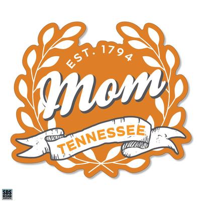 Tennessee 3.25 Inch Mom Leaves Rugged Sticker Decal