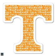  Tennessee 3.25 Inch Text Fill Logo Rugged Sticker Decal