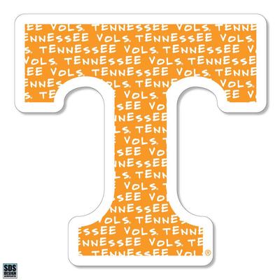 Tennessee 3.25 Inch Text Fill Logo Rugged Sticker Decal