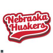  Nebraska 3.25 Inch Retro Stack Rugged Sticker Decal