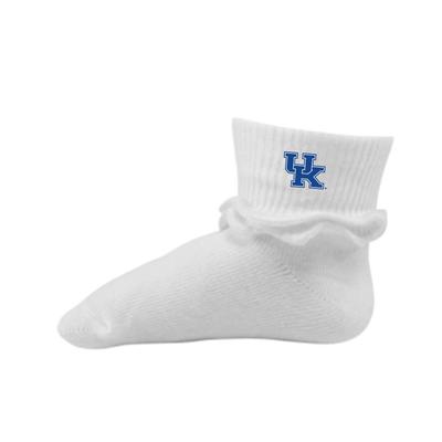 Kentucky Girl's Double Ripple Edge Anklet Socks