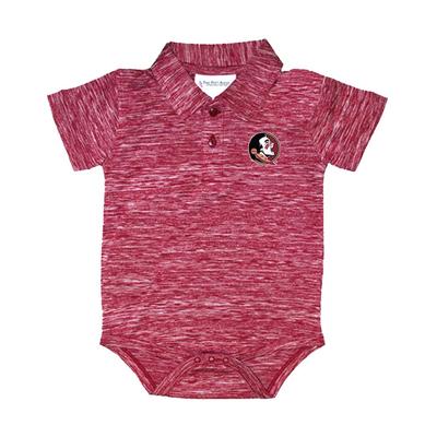 Florida State Infant Space Dye Golf Polo Creeper