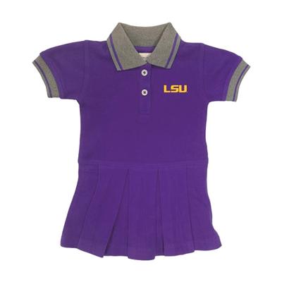 LSU Toddler Polo Dress