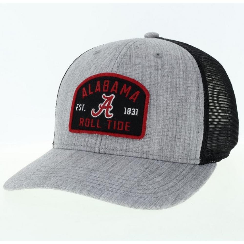 Bama | Alabama Legacy Est Patch Mid-Pro Snapback Trucker Hat | Alumni Hall