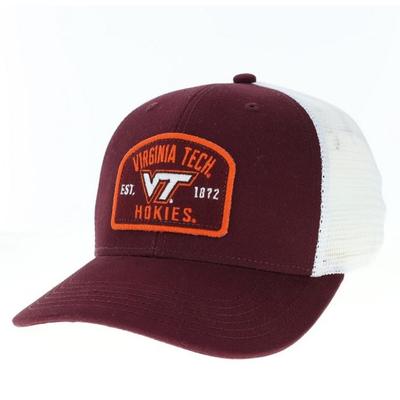 Virginia Tech Legacy Est Patch Mid-Pro Snapback Trucker Hat