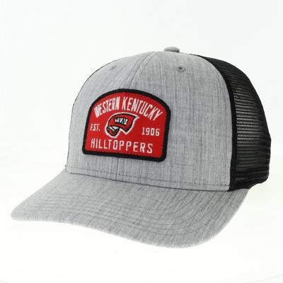 Western Kentucky Legacy Est Patch Mid-Pro Snapback Trucker Hat