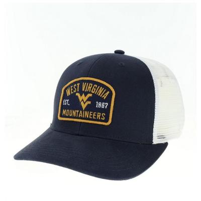 West Virginia Legacy Est Patch Mid-Pro Snapback Trucker Hat