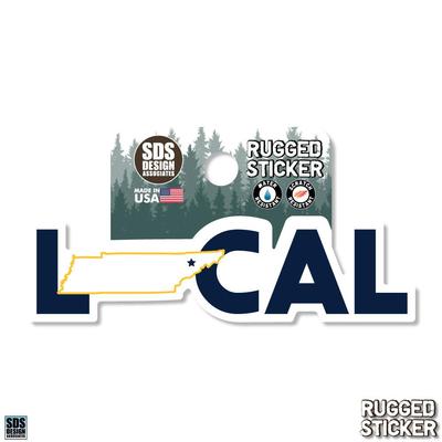 Tennessee 3.25 Inch Local Rugged Sticker Decal