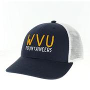  West Virginia Legacy Youth Stacked Wordmark Mid- Pro Structured Hat