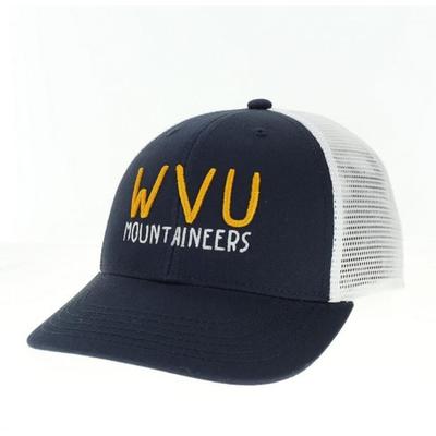 West Virginia Legacy YOUTH Stacked Wordmark Mid-Pro Structured Hat