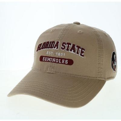Florida State Legacy Team Est Date Relaxed Twill Hat