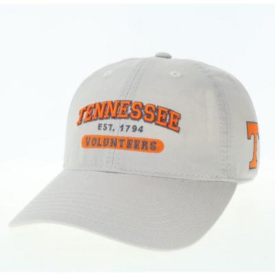 Tennessee Legacy Team Est Date Relaxed Twill Hat STONE