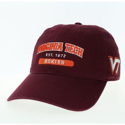 Virginia Tech Legacy Team Est Date Relaxed Twill Hat