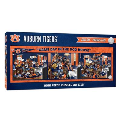 Auburn Game Day in the Dog House Puzzle