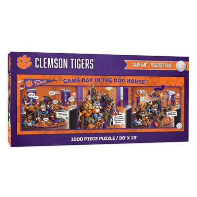 Clemson Game Day in the Dog House Puzzle