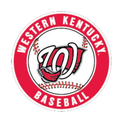 Western Kentucky Decal Circle Baseball Logo