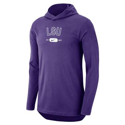 LSU Nike Men's Dri-Fit T-Shirt Hoodie
