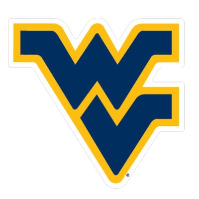 West Virginia Blue WV Logo Decal 3