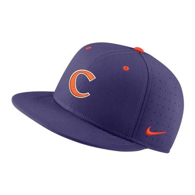 Clemson Nike Aero True Fitted Baseball Cap