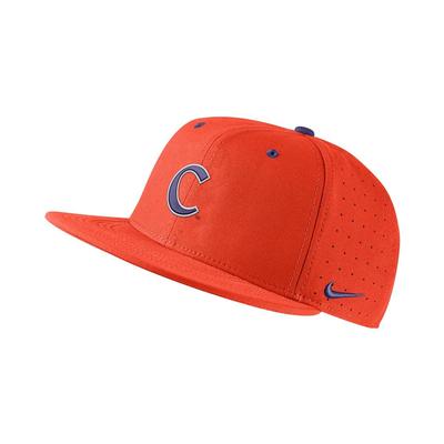 Clemson Nike Aero True Fitted Baseball Cap TEAM_ORG