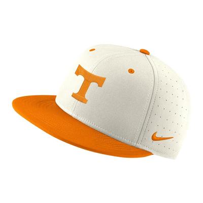 Tennessee Nike Aero True Fitted Baseball Cap NATURAL/TN_ORG
