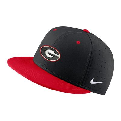 Georgia Nike Aero True Fitted Baseball Cap