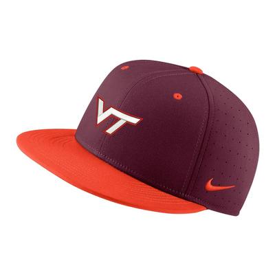 Virginia Tech Nike Aero True Fitted Baseball Cap