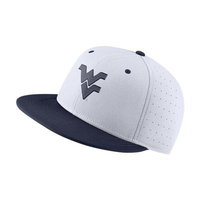 West Virginia Nike Aero True Fitted Baseball Cap