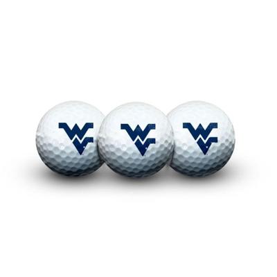 West Virginia 3-Pack Golf Balls