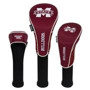  Mississippi State 3- Pack Golf Headcovers