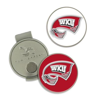 Western Kentucky Hat Clip and Ball Markers