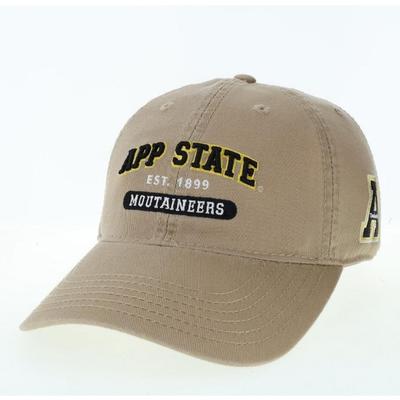 App State Legacy Team Est Date Relaxed Twill Hat