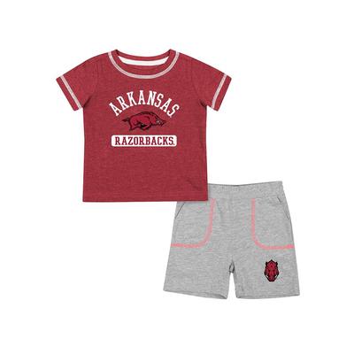 Arkansas Colosseum Infant Hawkins Tee and Shorts Set