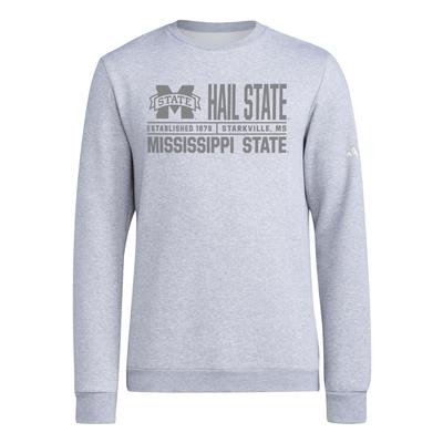 Mississippi State Adidas Get with the Program Fleece Crew