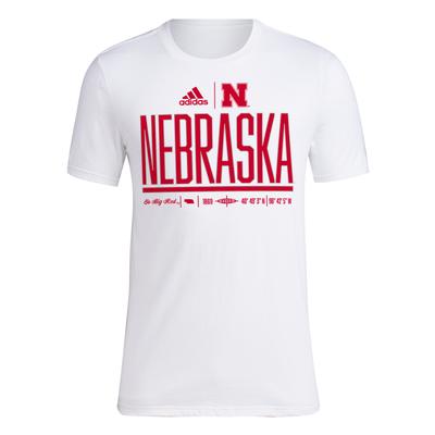 Nebraska Adidas Where I'm From Tee