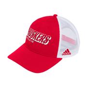 Nebraska Adidas Mascot Slouch Trucker Hat