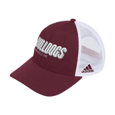 Mississippi State Adidas Mascot Slouch Trucker Hat
