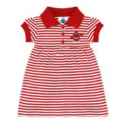  Western Kentucky Infant Striped Gameday Dress With Bloomer