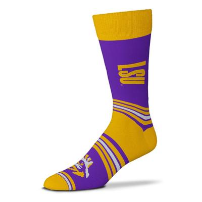 LSU Go Team Dress Socks