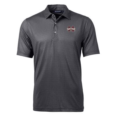 Mississippi State Cutter & Buck Banner Print Polo
