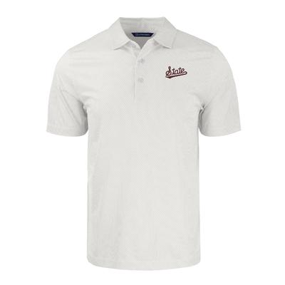 Mississippi State Cutter & Buck Symmetry Print State Polo
