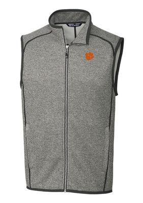 Clemson Cutter & Buck Men's Big & Tall Mainsail Sweater Knit Vest