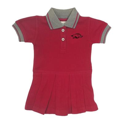 Arkansas Toddler Polo Dress