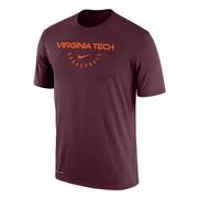  Virginia Tech Nike Basketball Dri- Fit Cotton Tee