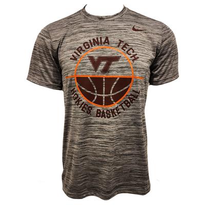Virginia Tech Nike Drifit Legend Velocity Basketball Tee