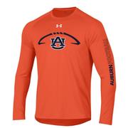  Auburn Under Armour Football Logo Tech Long Sleeve Tee