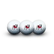  Georgia Wincraft 3 Piece Golf Ball Set